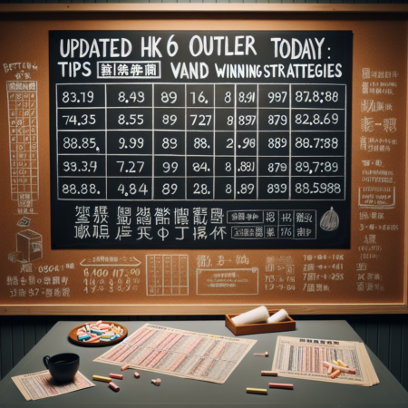 Update Keluaran HK 6D Paito Hari Ini: Tips dan Strategi Menang